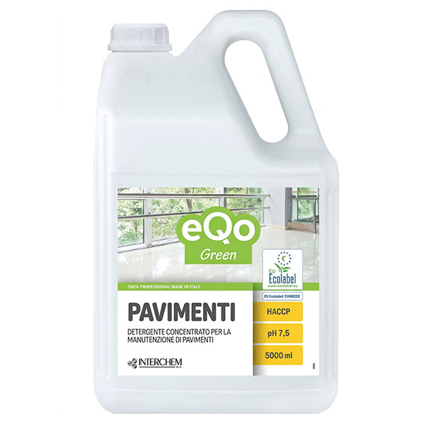 Interchem EQO Green Detergente Pavimenti Inodore LT5